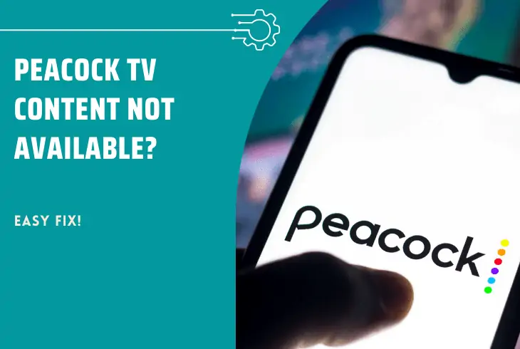 peacock tv content not available on this device