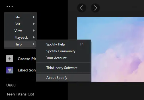 update spotify