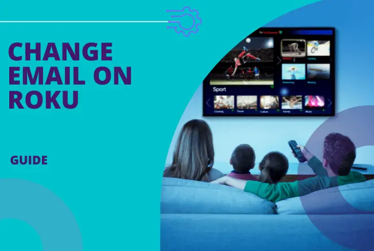 how to change email on roku