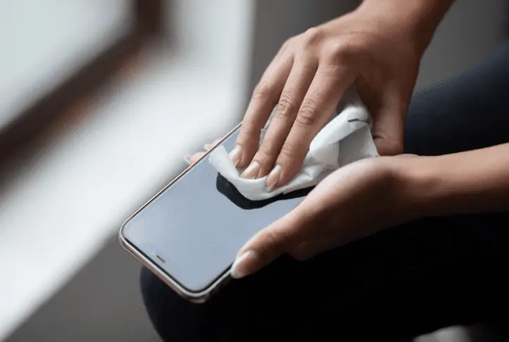 clean charging ports