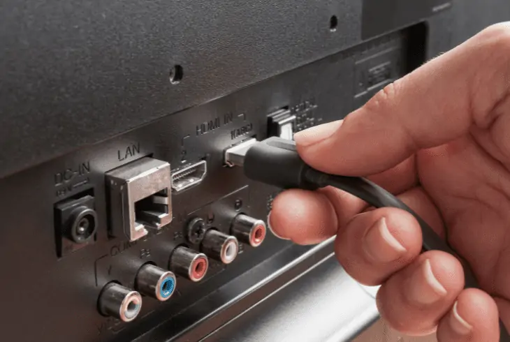 use correct tv input
