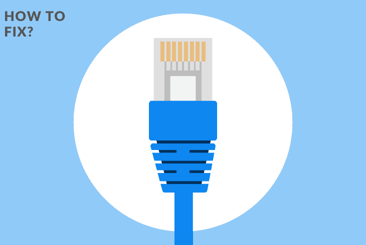 fix ethernet cord falling out