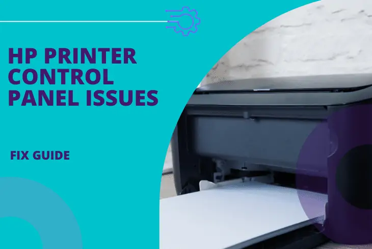 hp printer control panel not working