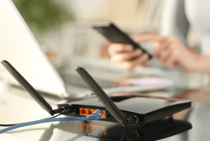 check router and pc connection