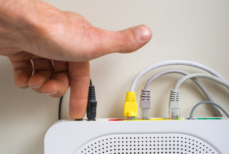 power cycle router