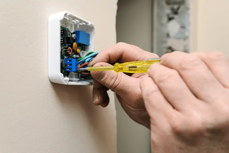 check thermostat wiring