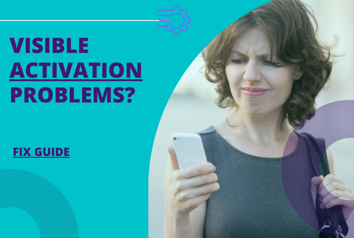 visible activation problems