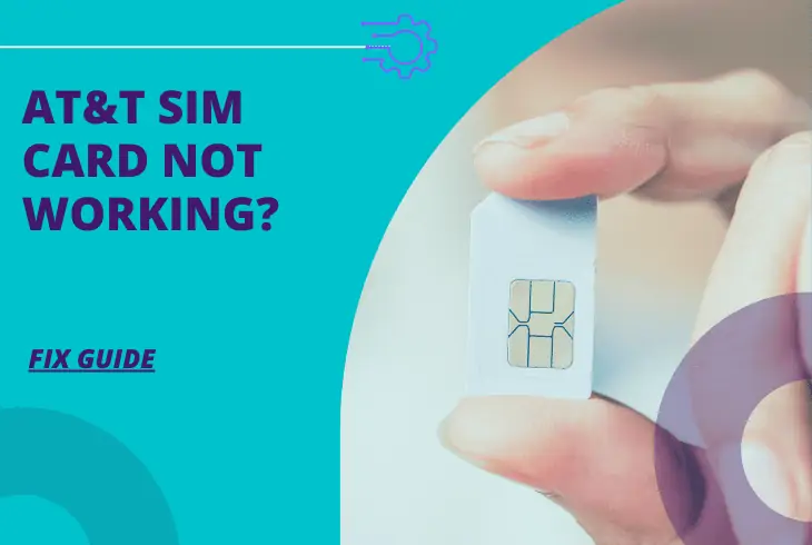 at&t sim card not working