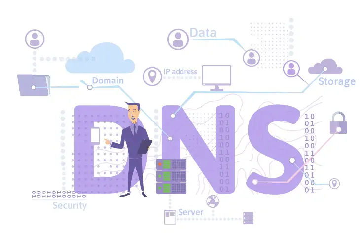 set dns manually