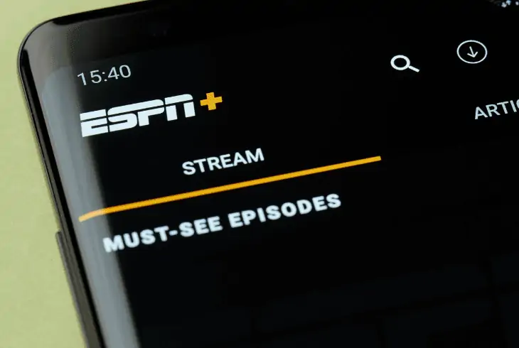 issue on espn+