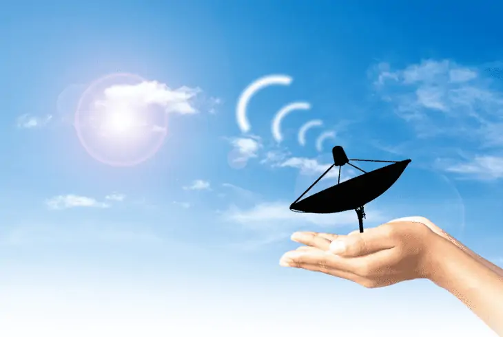 use satellite connection