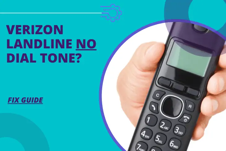 verizon landline no dial tone