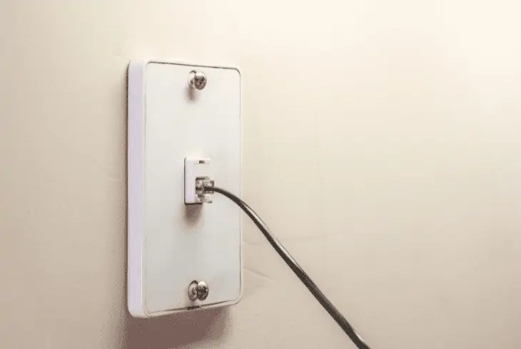 check wall jack