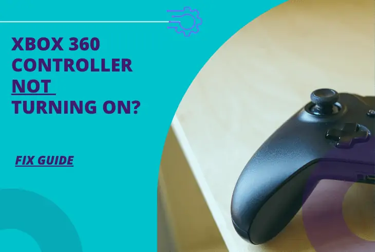 xbox 360 controller not turning on