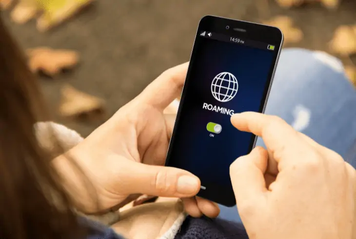 enable data roaming
