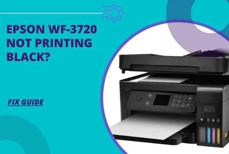 epson workforce pro wf-3720 not printing black