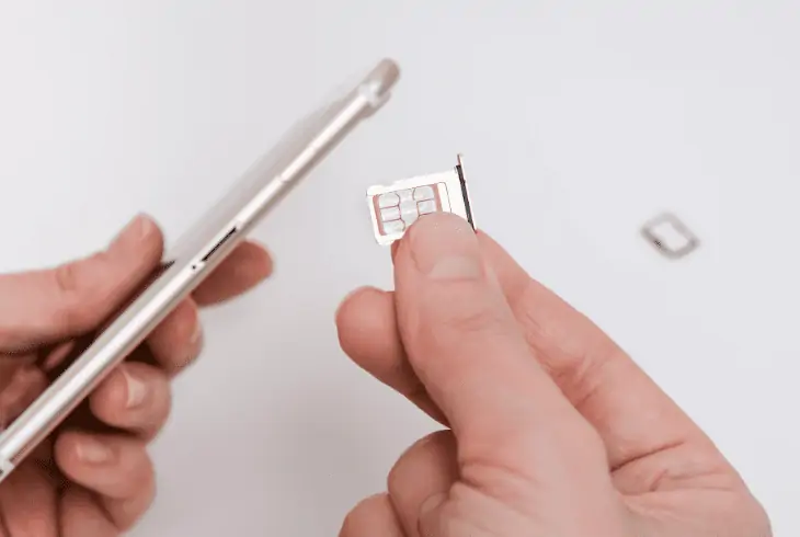 remove sim card