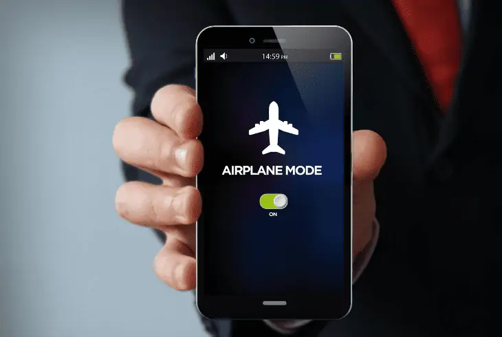 use airplane mode