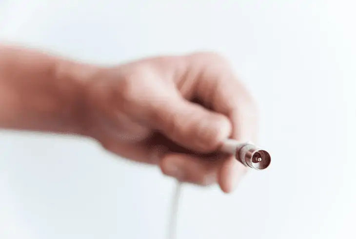 check coax connection