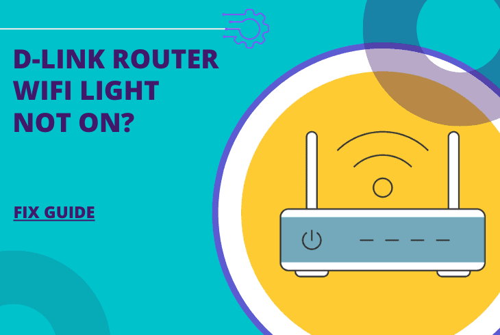 d-link router wifi light not on