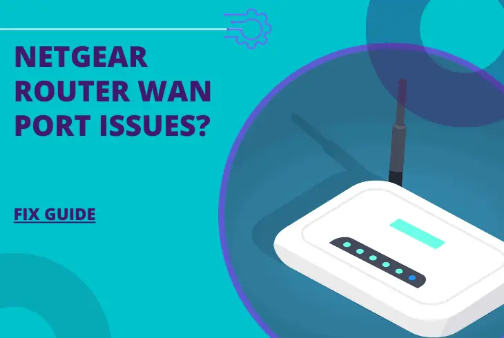 netgear router wan port not working