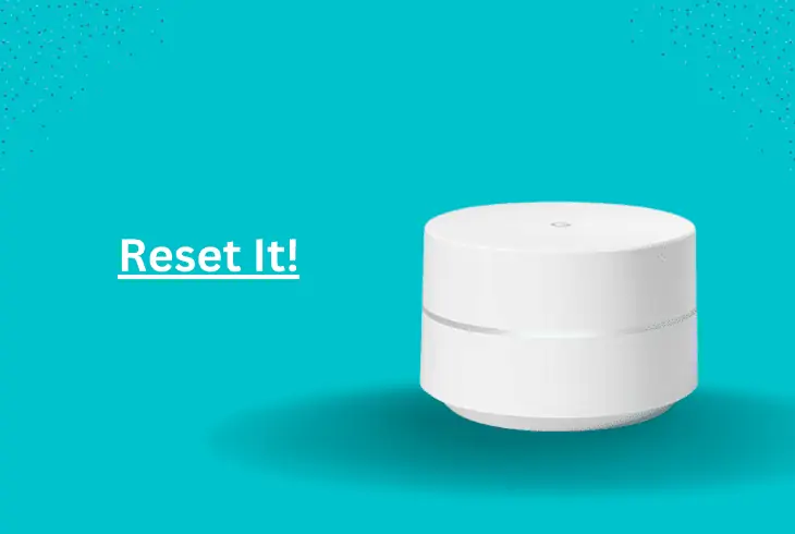 google mesh reset