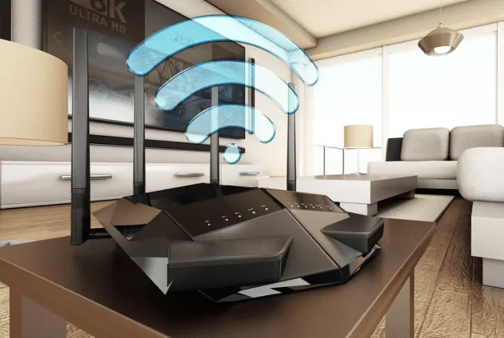place extender near router