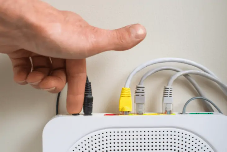 hard reset router