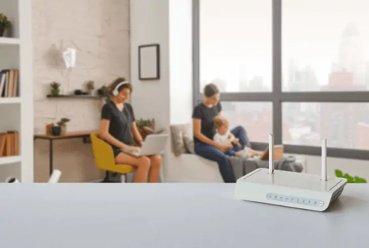 check router modem connection