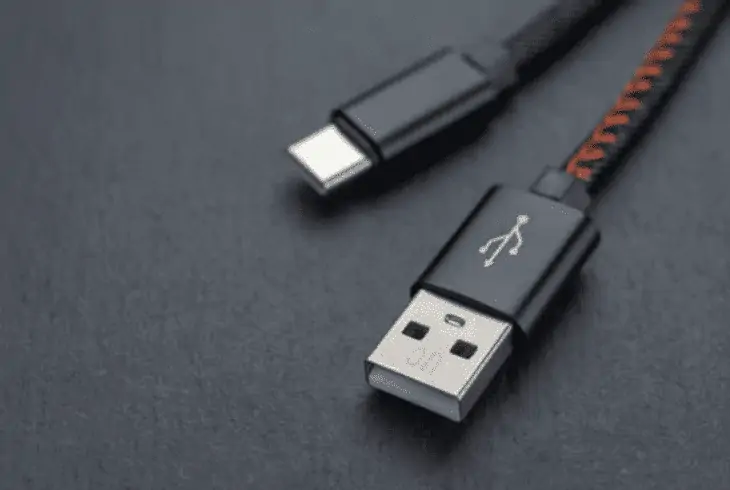 connect usb cable