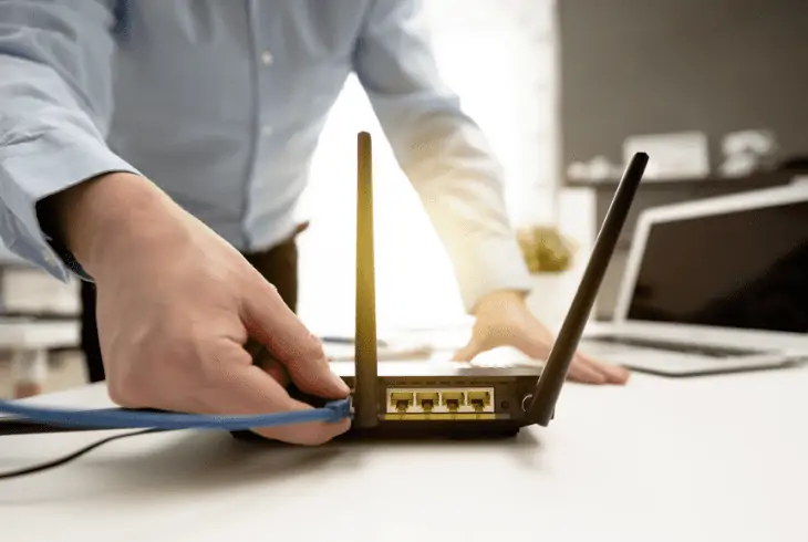 connect to wan port
