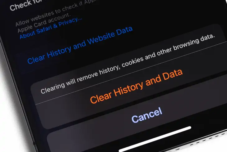 clear app cache