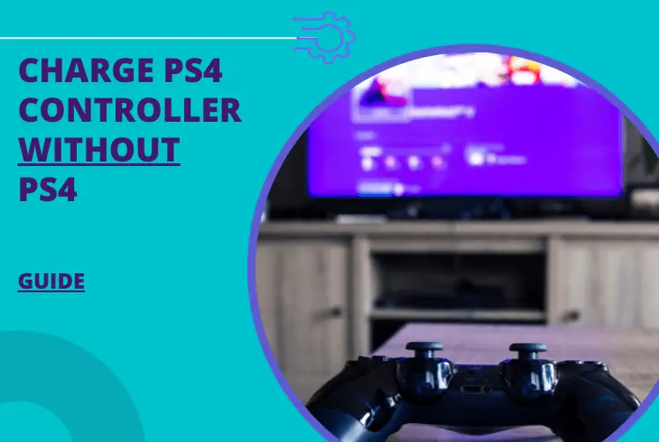 how to charge a ps4 controller without a ps4