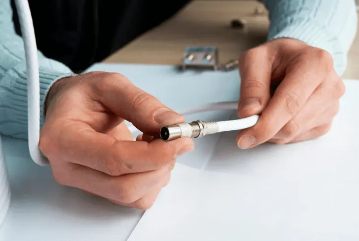 check coax connection
