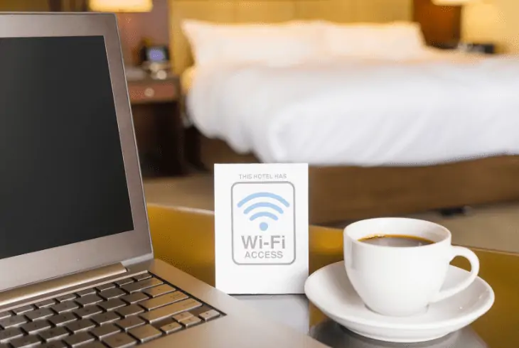 use encrypted wifi connection
