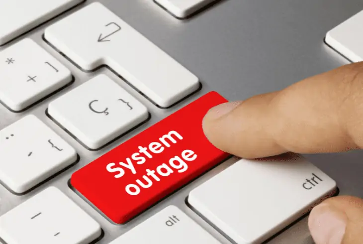 check outages if any