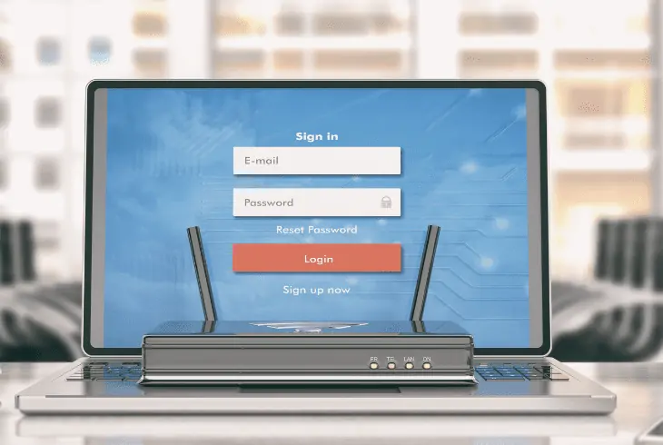 login to router