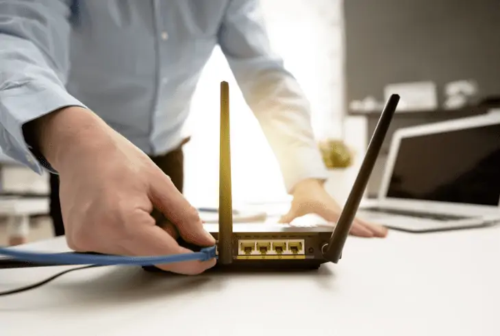 reboot router