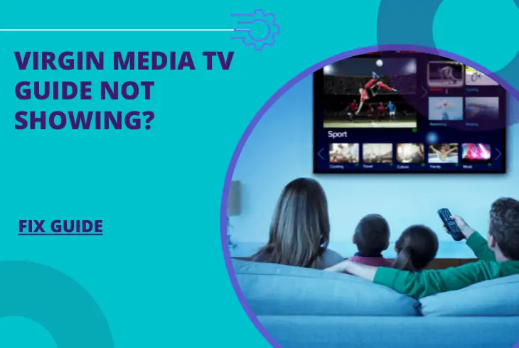 virgin media tv guide not showing