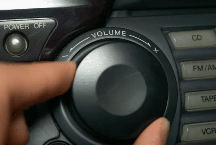 turn volume up