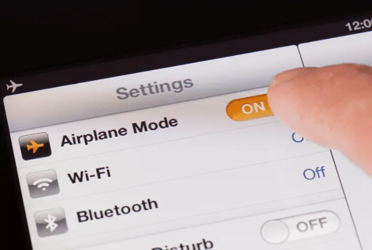 disable airplane mode