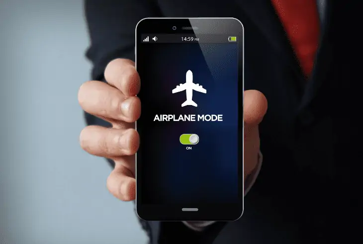 turn off airplane mode