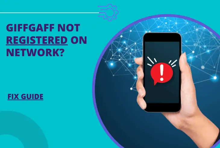 giffgaff not registered on network