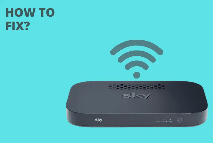 fix no internet light on sky router