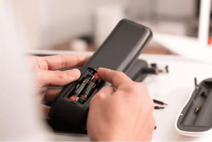 change remote batteries