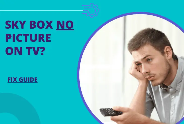sky box working but no picture on tv