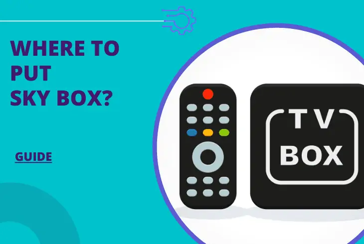 where to put sky box when tv is on wall