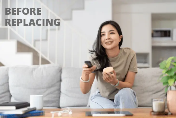 before replacing sky remote