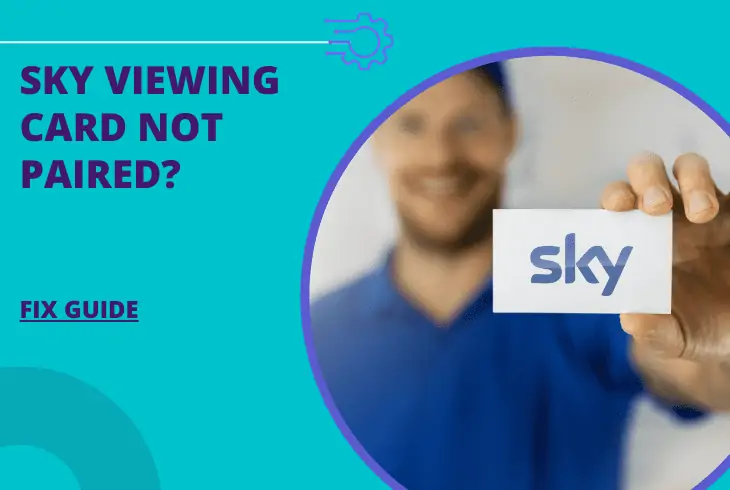 sky viewing card not paired