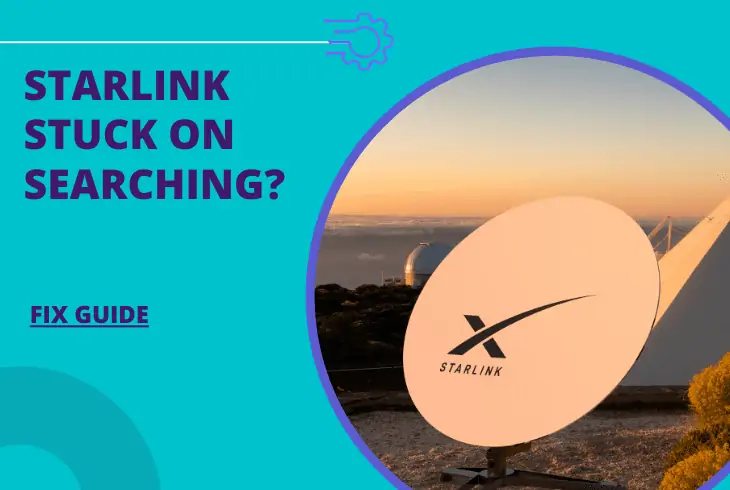 starlink stuck on searching